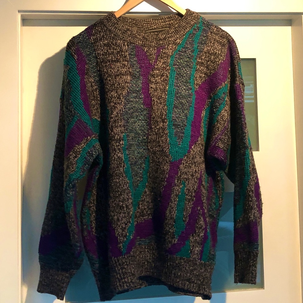 CALDWELL RETRO 80s CREWNECK SWEATER (MEDIUM)